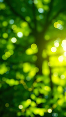 Poster - Abstract Green Bokeh Background