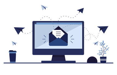 Vector banner illustration of...