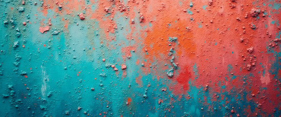 Canvas Print - Abstract blue and red textured background