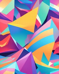 Poster - Soft transitions in colors creating abstract visuals seamless design pattern