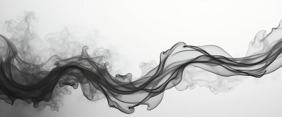 Canvas Print - Abstract Smoke Swirls