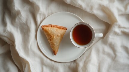 Cozy Morning Breakfast: Toast and Tea