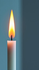 Poster - Close-up of a burning candle