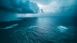 © Alpha - Aerial view of a tropical storm forming over the ocean