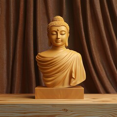 buddha purnima vesak background with copy space for