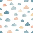 © 혜령 이 - seamless pattern with clouds