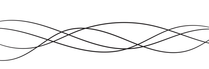 Wall Mural - futuristic abstract wavy background. thin line on white. minimal round lines abstract tech backgroun