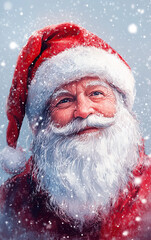 portrait of santa claus