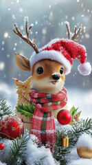 Wall Mural - christmas background