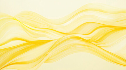 Wall Mural - Drawing of minimal yellow line background. Illustration
