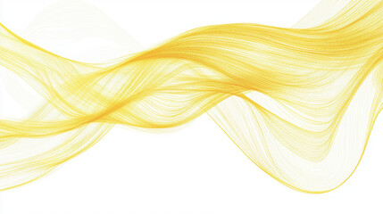 Wall Mural - drawing of minimal yellow line background. illustration