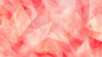 Wall Mural - elegant pastel red color geometric abstract pattern