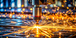 © Selene Studio - Plasma cutting of metal process with bright sparks and precision, plasma cutting, metal fabrication