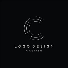 Wall Mural - Unique and modern geometric letter C initial logo template design. Logo for business, business card, brand and identity.