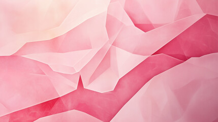 Poster - elegant pastel pink color geometric abstract pattern