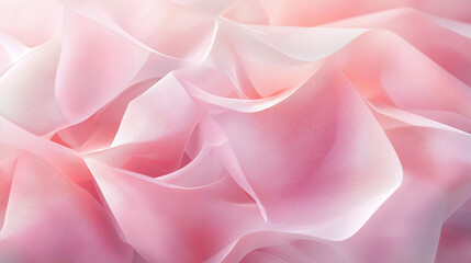 Poster - elegant pastel pink color geometric abstract pattern