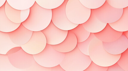 Poster - elegant pastel pink color geometric abstract pattern