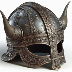 Sticker - viking helmet isolated on white