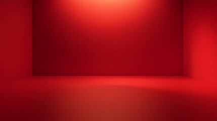 Wall Mural - a solid red background with a subtle gradient from black at the edges to light red in the center. is