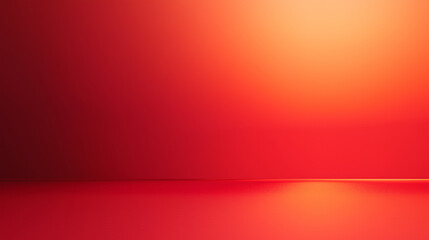 Wall Mural - a solid red background with a subtle gradient from black at the edges to light red in the center. is