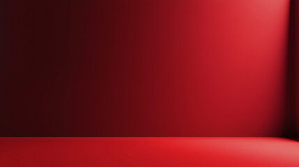 Wall Mural - a solid red background with a subtle gradient from black at the edges to light red in the center. is