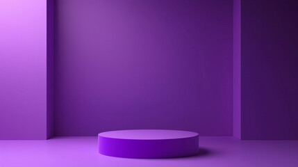 Wall Mural - a solid purple background with a subtle gradient from black at the edges to light purple in the cent