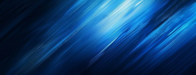 Wall Mural - An abstract dark blue black noisy color gradient shape texture banner header cover backdrop design with grainy background