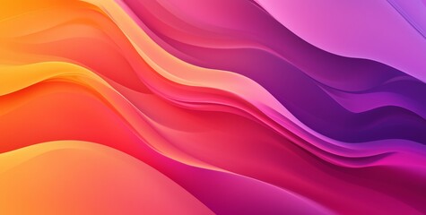 Wall Mural - Using pink, magenta, orange vibrant colors, grainy gradient abstract background, colorful header poster design and noise texture