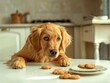 © vefimov - Pet with a sad expression wanting more cookies.