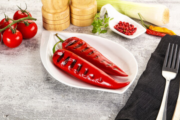 Sticker - Grilled red spicy pepper snack