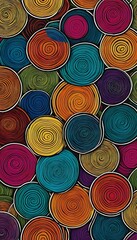 Wall Mural - background organic design wallpaper colorful abstract colourful background wallpaper abstract illust