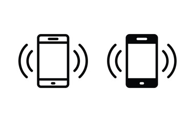 Poster - ringing smartphone icon vector