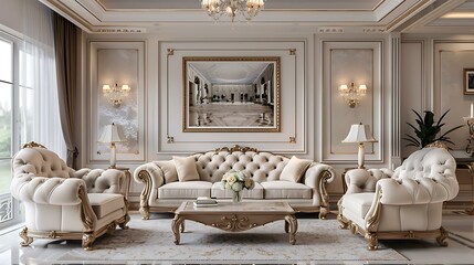 Wall Mural - Luxurious Living Room