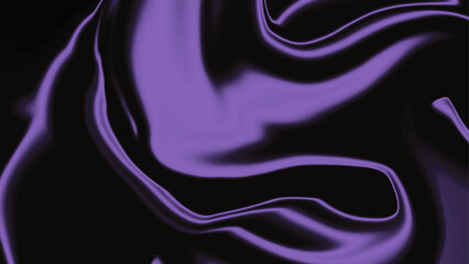 Canvas Print - Abstract purple wave liquify background. Purple wave color gradient, background