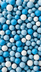 Wall Mural - background 3d balls abstract sphere design background modern shape art illustration decoration ball 