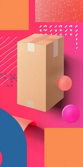 Poster - Abstract  Background  With  Box  And  Shapes