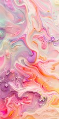 Wall Mural - Abstract Pink and Purple Swirl Background