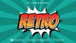 © Flat - Retro text style,Cartoon Comics editable text effect