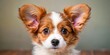 © kansak01 - This adorable brown and white puppy dog is posing happily, its big eyes aglow with innocence and its