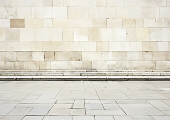 Poster - Stone Wall and Steps Background