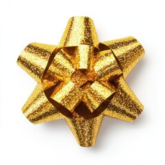 Poster - Sparkling golden gift bow