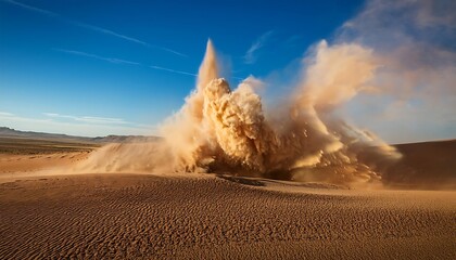Wall Mural - sand explosion