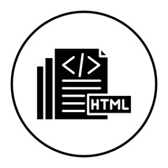 Poster - HTML vector icon. Can be used for No Code iconset.