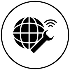 Poster - Network Troubleshooting vector icon. Can be used for Networking iconset.