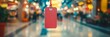 © paisorn - Price Tag Emphasis in Busy Retail Environment, highlighting a product's cost amid a bustling shopping atmosphere.