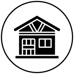 Poster - House vector icon. Can be used for Oktoberfest iconset.