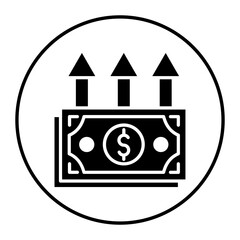 Sticker - Gross Profit vector icon. Can be used for Credit And Loan iconset.