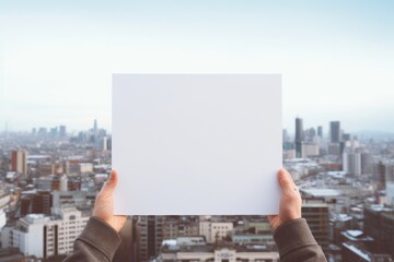 Canvas Print - City architecture cityscape holding.