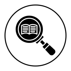 Poster - Research vector icon. Can be used for Literature iconset.