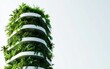 © JP STUDIO LAB - A futuristic eco-friendly skyscraper made from recycled materials and powered by renewable energy